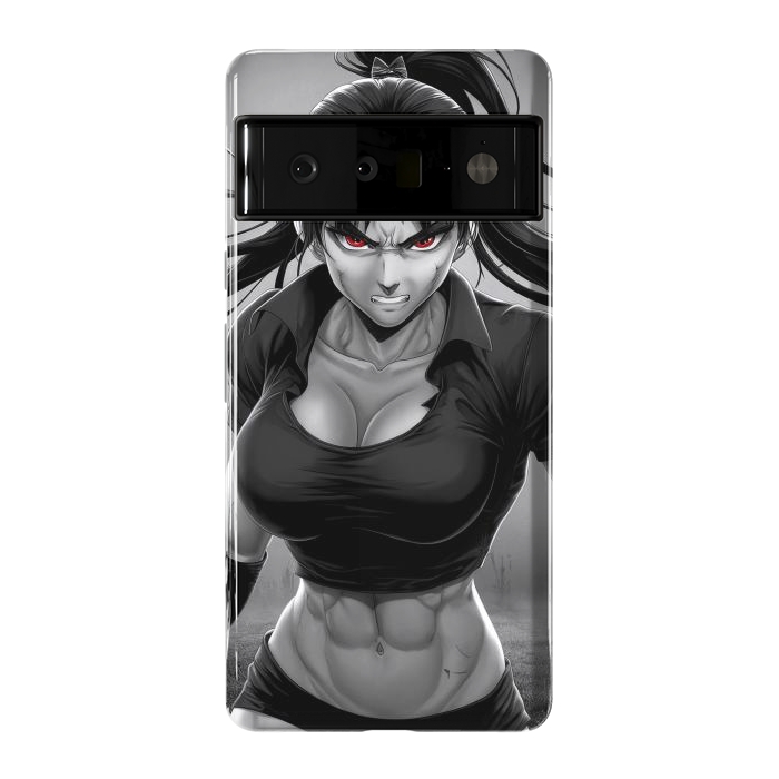 Pixel 6 Pro StrongFit Angry Girl Anime by JohnnyVillas