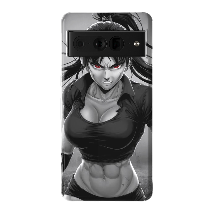 Pixel 7 Pro StrongFit Angry Girl Anime by JohnnyVillas