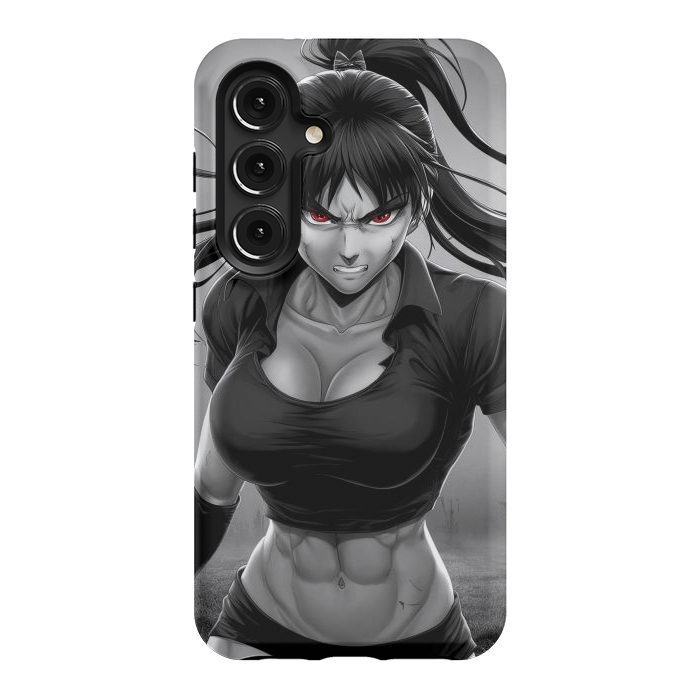 Galaxy S24 StrongFit Angry Girl Anime by JohnnyVillas