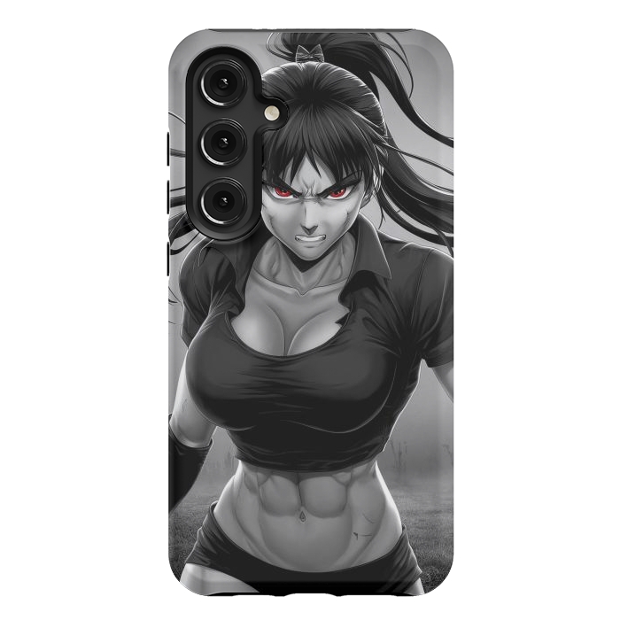 Galaxy S24 Plus StrongFit Angry Girl Anime by JohnnyVillas