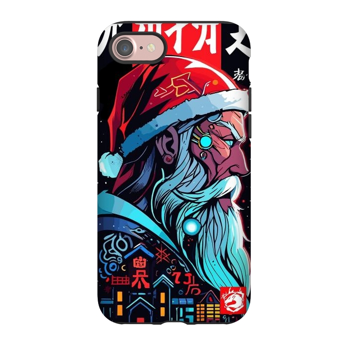 iPhone 7 StrongFit Santa Claus Modern by LM2Kone