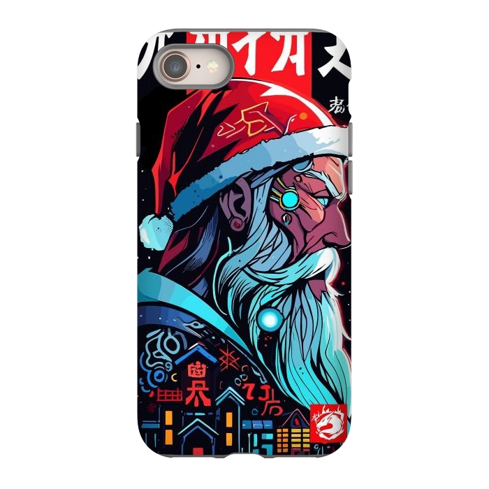 iPhone 8 StrongFit Santa Claus Modern by LM2Kone