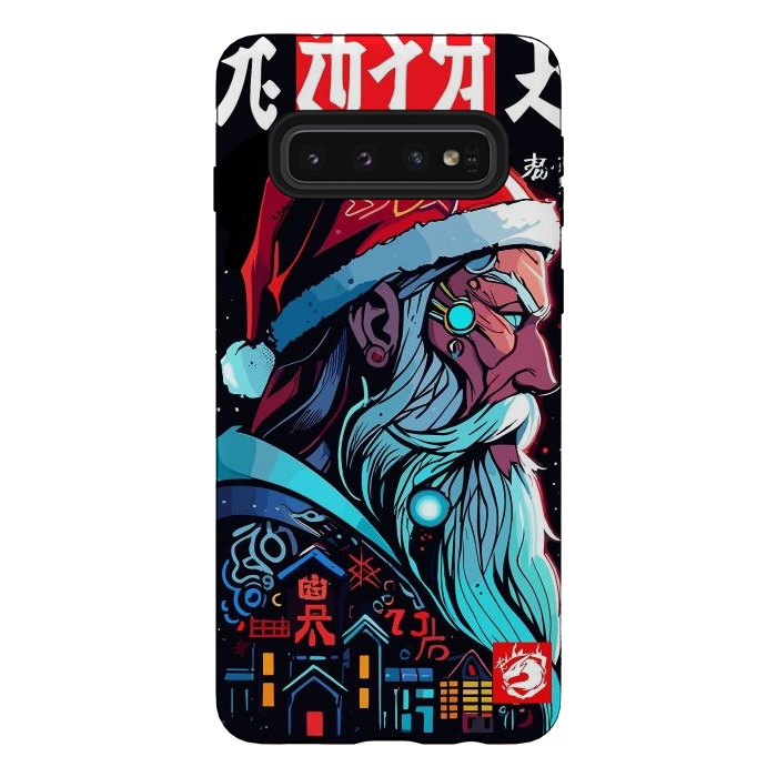 Galaxy S10 StrongFit Santa Claus Modern by LM2Kone