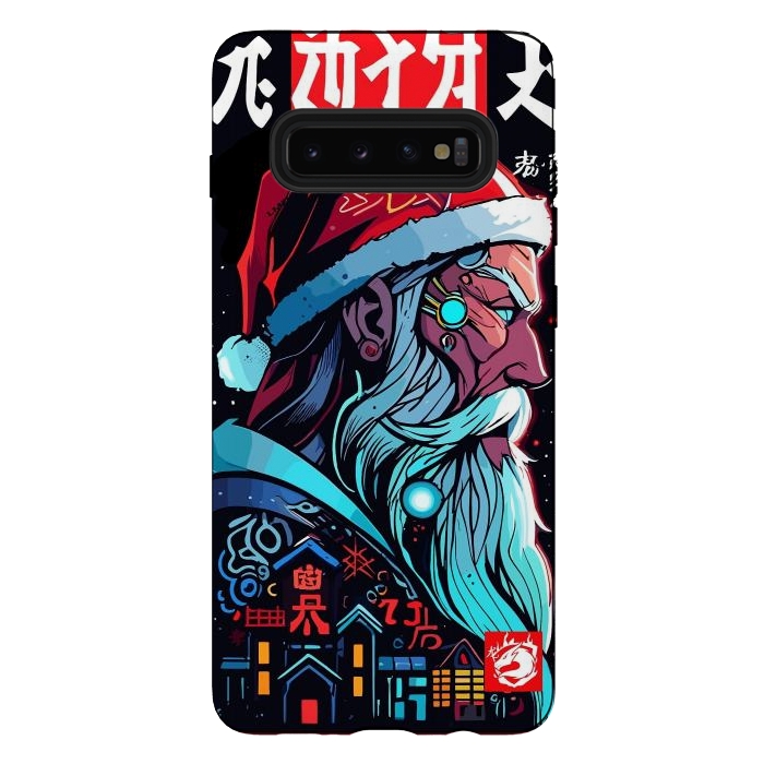 Galaxy S10 plus StrongFit Santa Claus Modern by LM2Kone