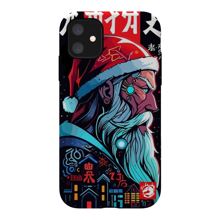 iPhone 11 StrongFit Santa Claus Modern by LM2Kone