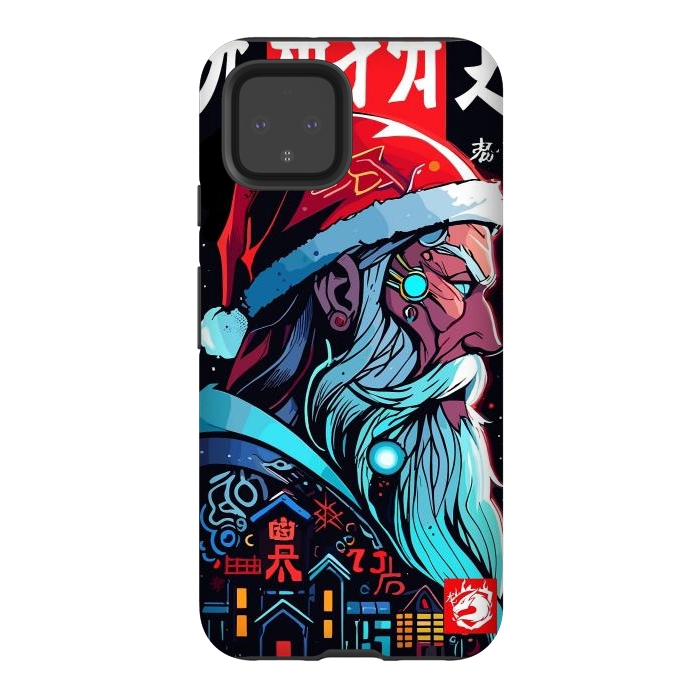 Pixel 4 StrongFit Santa Claus Modern by LM2Kone