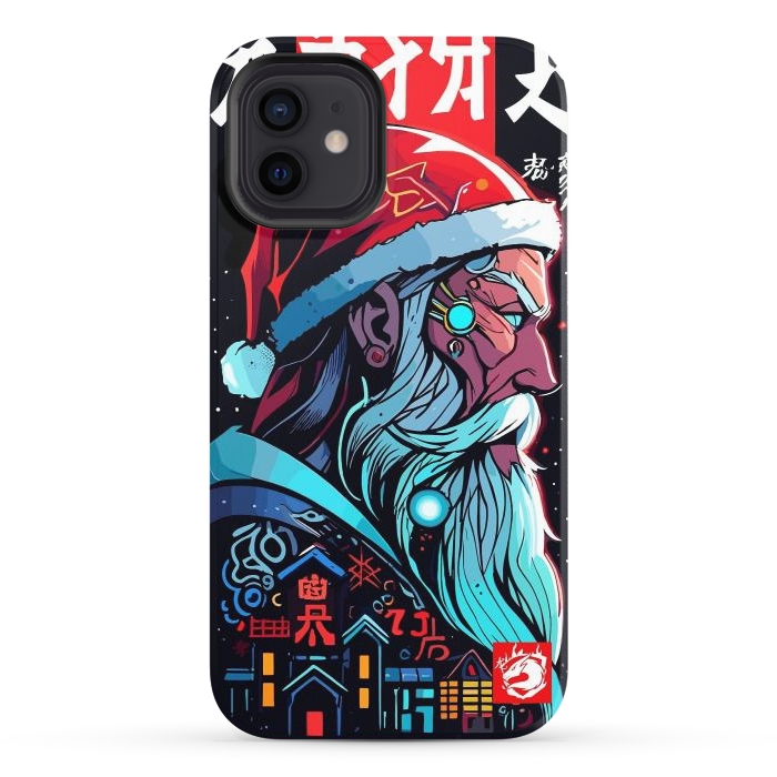 iPhone 12 StrongFit Santa Claus Modern by LM2Kone