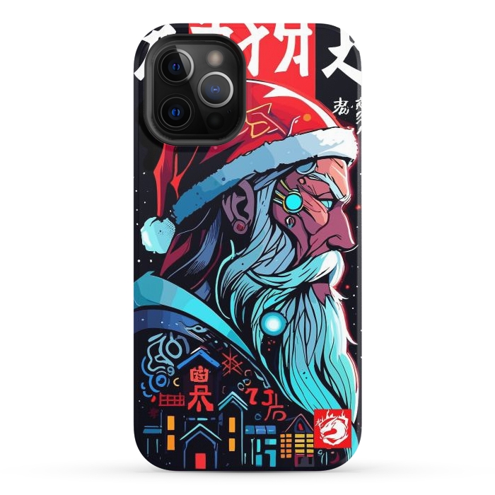 iPhone 12 Pro StrongFit Santa Claus Modern by LM2Kone