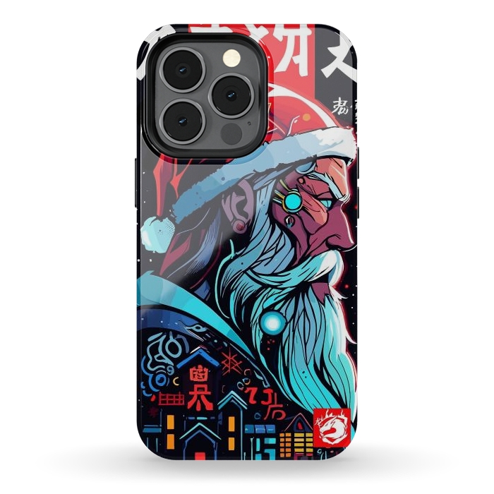 iPhone 13 pro StrongFit Santa Claus Modern by LM2Kone