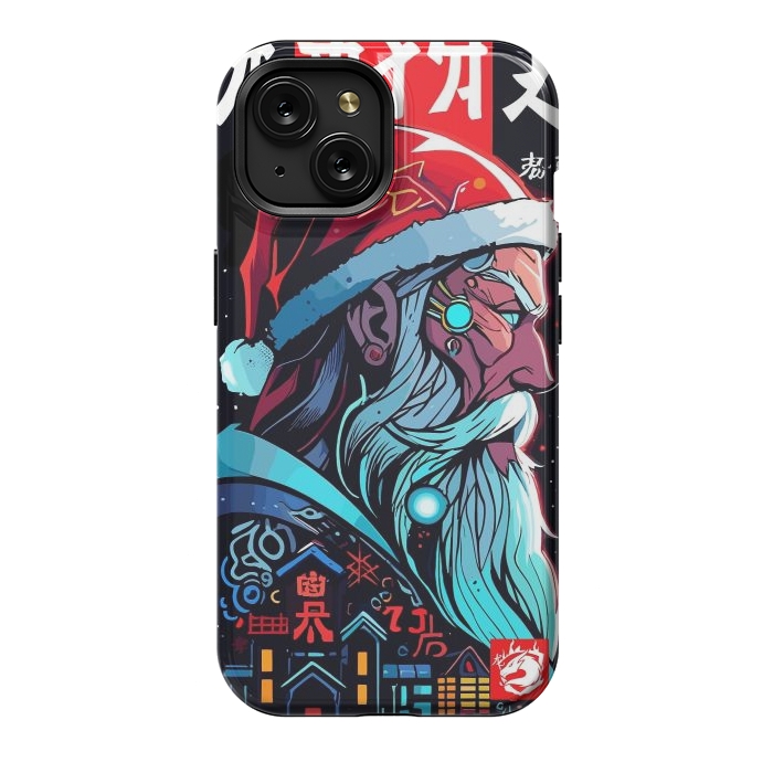 iPhone 15 StrongFit Santa Claus Modern by LM2Kone