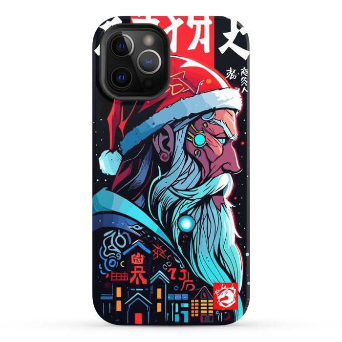 iPhone 12 Pro Max StrongFit Santa Claus Modern by LM2Kone