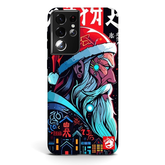 Galaxy S21 ultra StrongFit Santa Claus Modern by LM2Kone