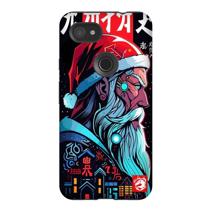 Pixel 3AXL StrongFit Santa Claus Modern by LM2Kone