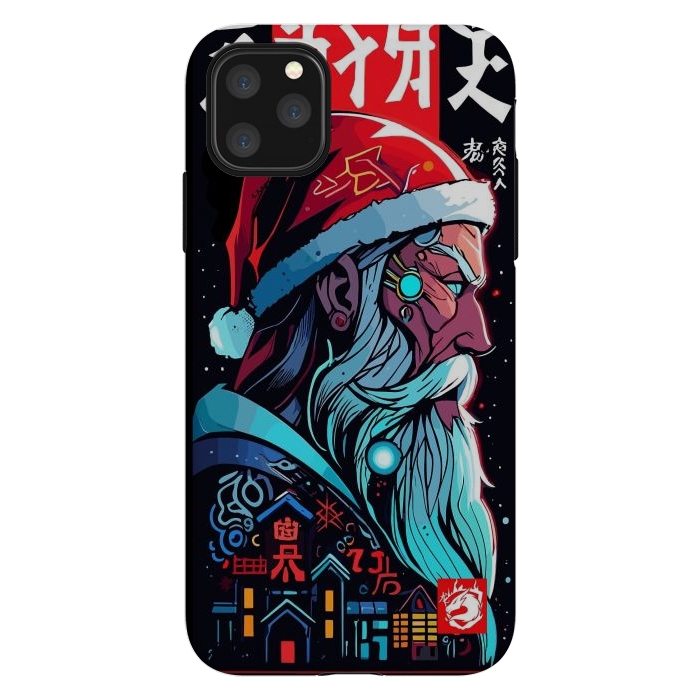 iPhone 11 Pro Max StrongFit Santa Claus Modern by LM2Kone