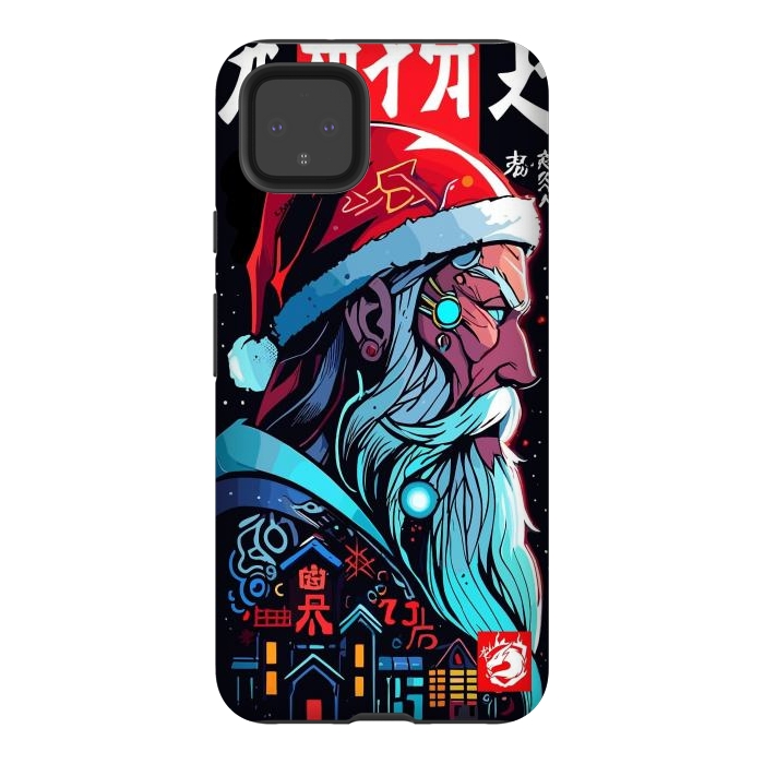 Pixel 4XL StrongFit Santa Claus Modern by LM2Kone