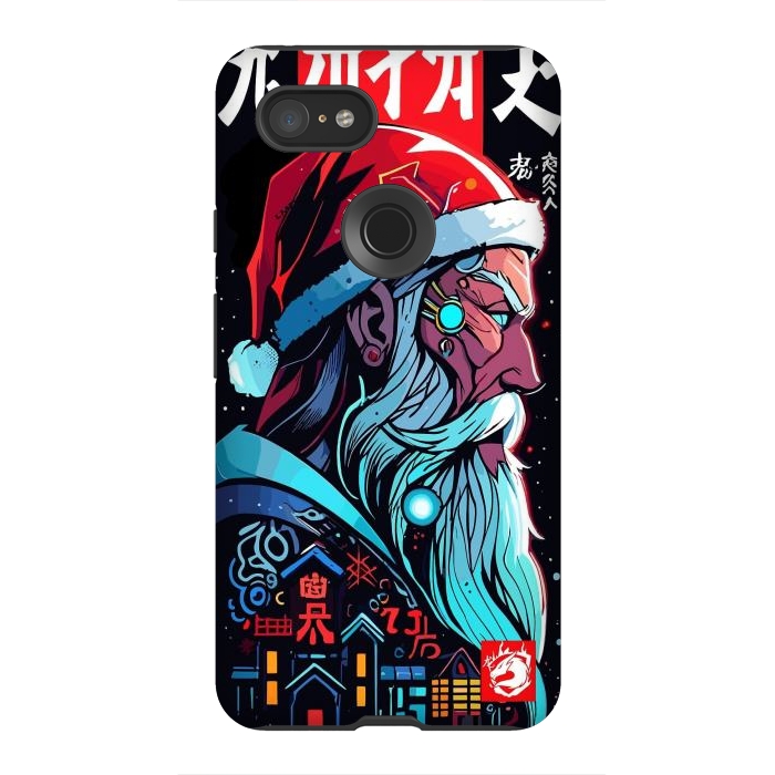 Pixel 3XL StrongFit Santa Claus Modern by LM2Kone