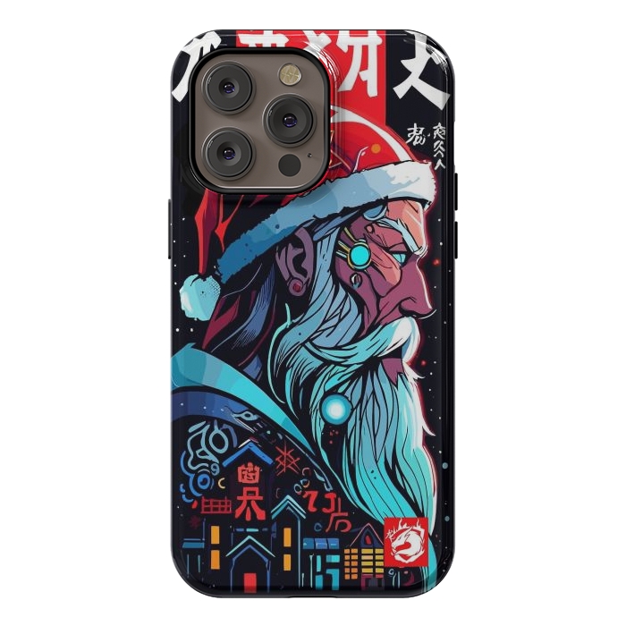 iPhone 14 Pro max StrongFit Santa Claus Modern by LM2Kone