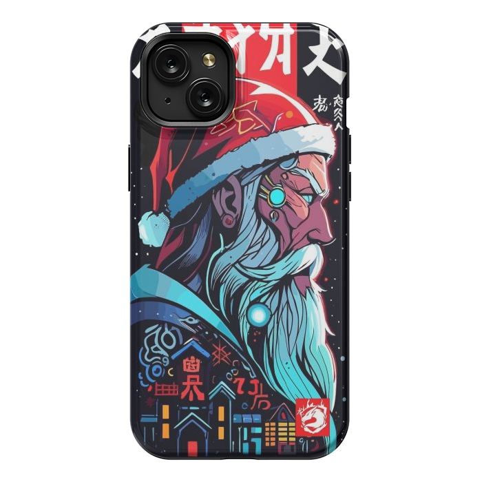 iPhone 15 Plus StrongFit Santa Claus Modern by LM2Kone