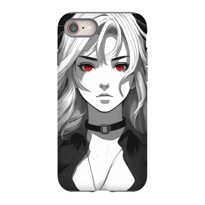 iPhone 8 StrongFit Beautiful Girl Anime by JohnnyVillas