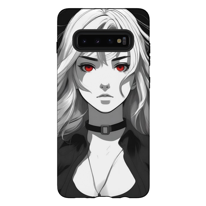 Galaxy S10 plus StrongFit Beautiful Girl Anime by JohnnyVillas