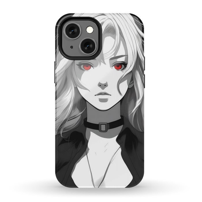 iPhone 12 mini StrongFit Beautiful Girl Anime by JohnnyVillas