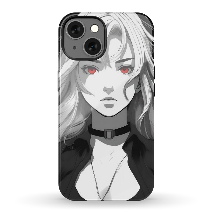 iPhone 13 StrongFit Beautiful Girl Anime by JohnnyVillas