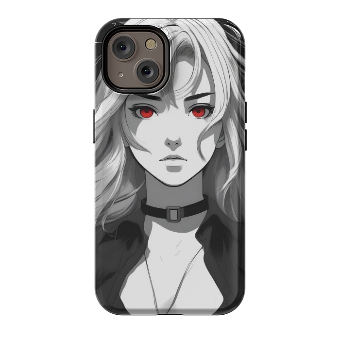 iPhone 14 StrongFit Beautiful Girl Anime by JohnnyVillas