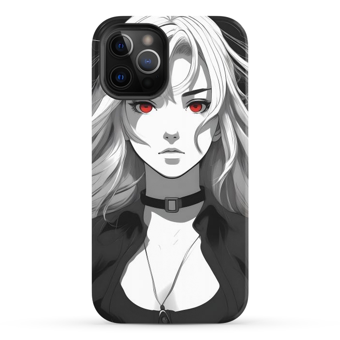 iPhone 12 Pro Max StrongFit Beautiful Girl Anime by JohnnyVillas