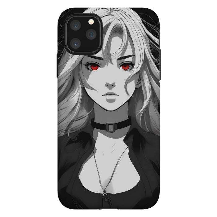 iPhone 11 Pro Max StrongFit Beautiful Girl Anime by JohnnyVillas