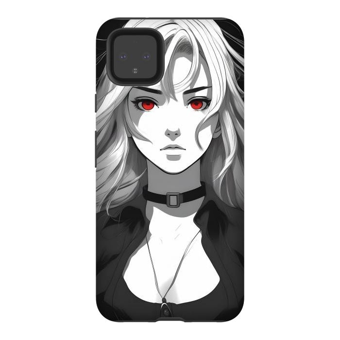 Pixel 4XL StrongFit Beautiful Girl Anime by JohnnyVillas