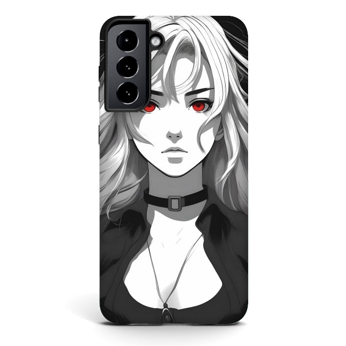 Galaxy S21 plus StrongFit Beautiful Girl Anime by JohnnyVillas