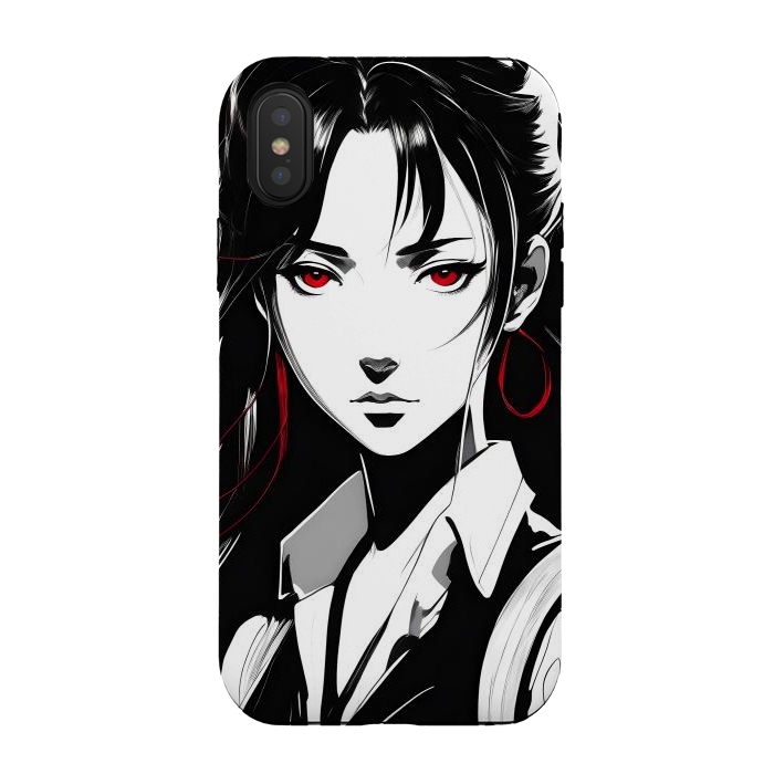 iPhone Xs / X StrongFit Mystery Girl Anime  by JohnnyVillas