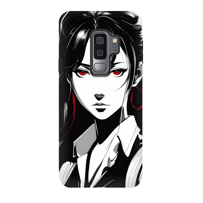 Galaxy S9 plus StrongFit Mystery Girl Anime  by JohnnyVillas