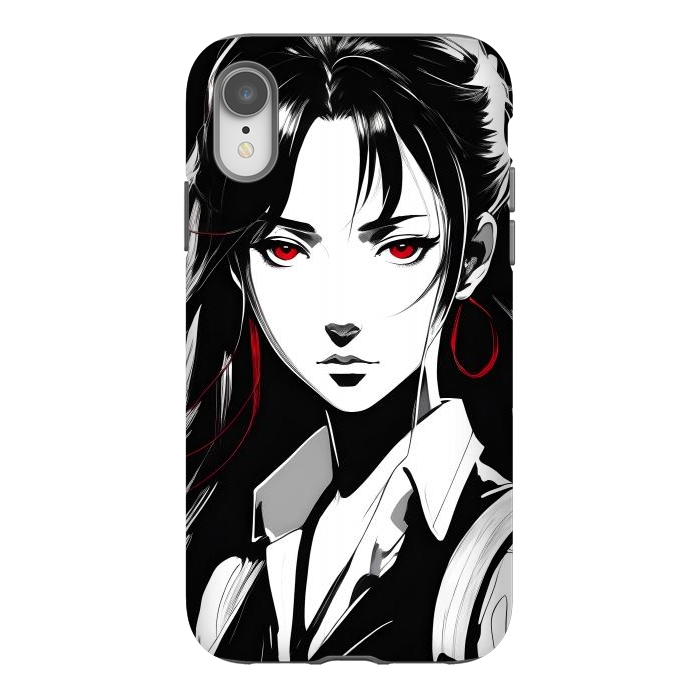 iPhone Xr StrongFit Mystery Girl Anime  by JohnnyVillas