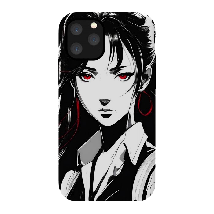 iPhone 11 Pro StrongFit Mystery Girl Anime  by JohnnyVillas