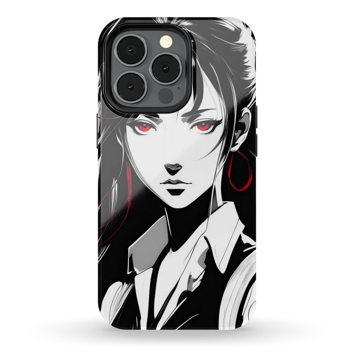 iPhone 13 pro StrongFit Mystery Girl Anime  by JohnnyVillas