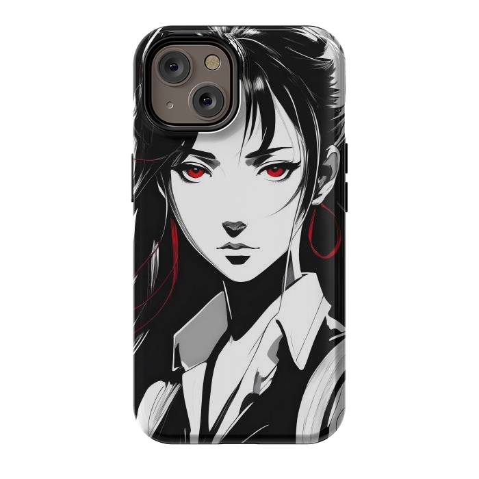 iPhone 14 StrongFit Mystery Girl Anime  by JohnnyVillas