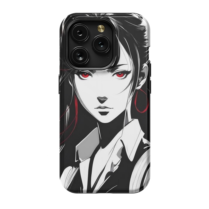 iPhone 15 Pro StrongFit Mystery Girl Anime  by JohnnyVillas