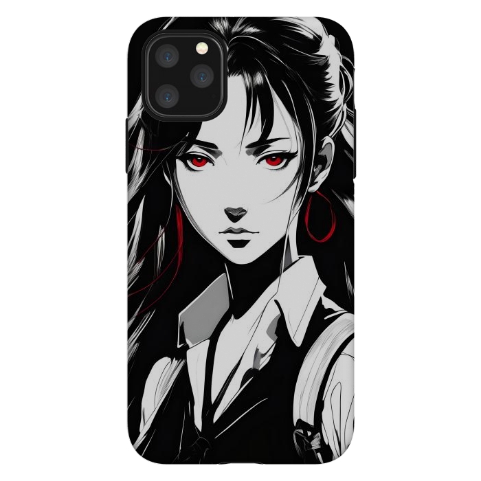 iPhone 11 Pro Max StrongFit Mystery Girl Anime  by JohnnyVillas