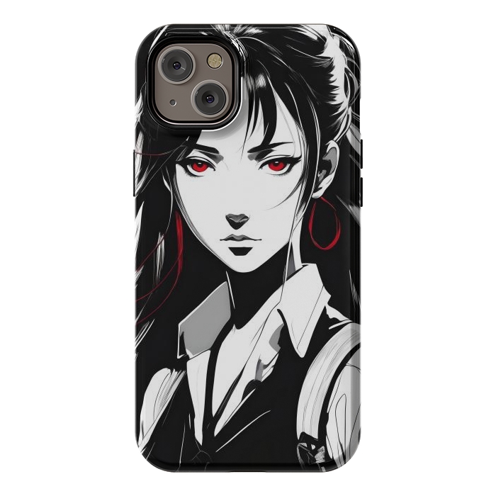 iPhone 14 Plus StrongFit Mystery Girl Anime  by JohnnyVillas