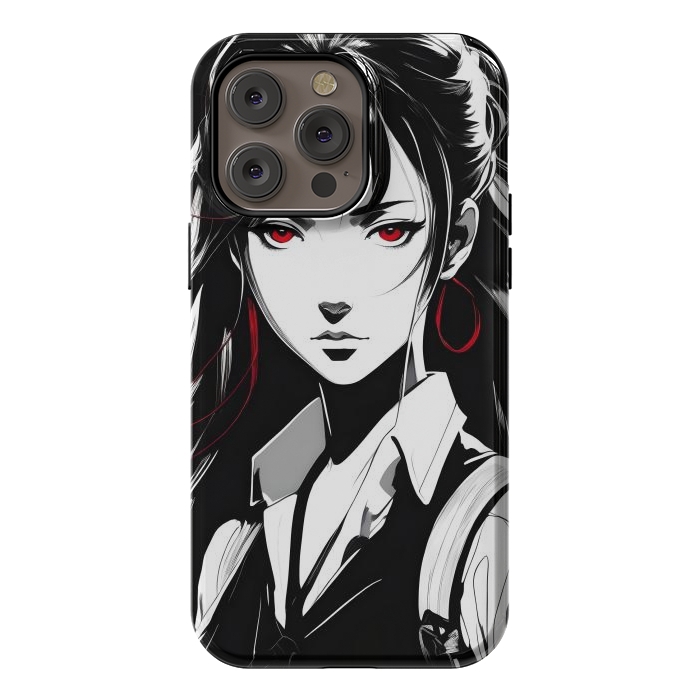 iPhone 14 Pro max StrongFit Mystery Girl Anime  by JohnnyVillas