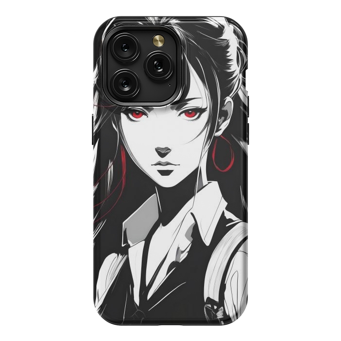 iPhone 15 Pro Max StrongFit Mystery Girl Anime  by JohnnyVillas