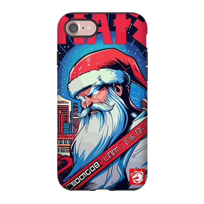 iPhone 7 StrongFit Modern Santa Claus by LM2Kone