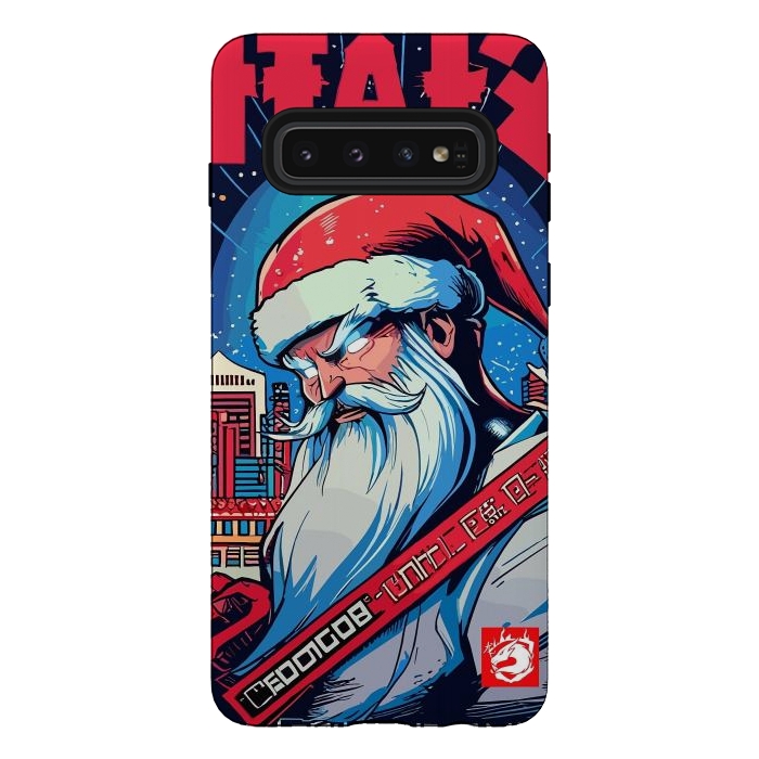 Galaxy S10 StrongFit Modern Santa Claus by LM2Kone