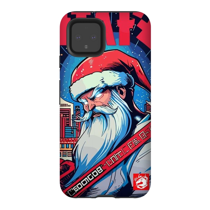 Pixel 4 StrongFit Modern Santa Claus by LM2Kone