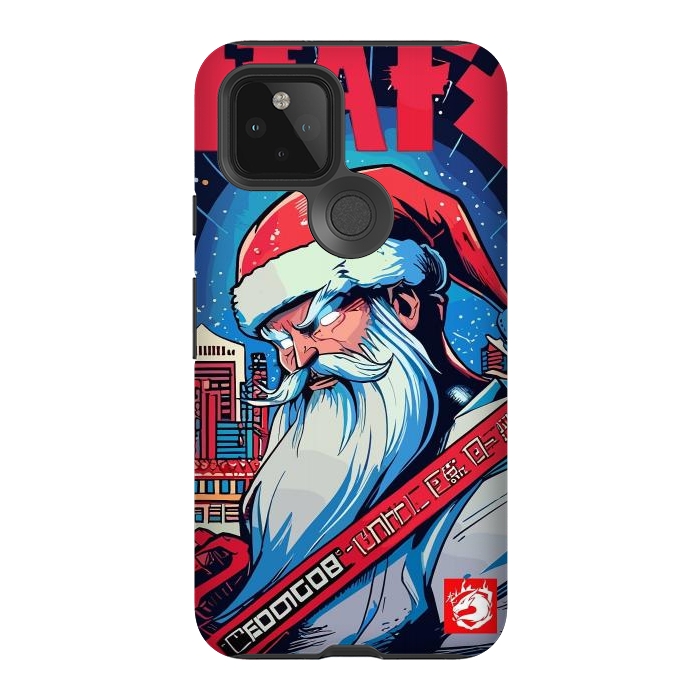 Pixel 5 StrongFit Modern Santa Claus by LM2Kone