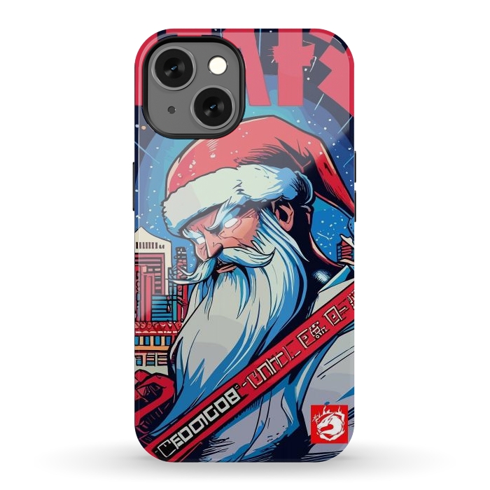 iPhone 13 StrongFit Modern Santa Claus by LM2Kone