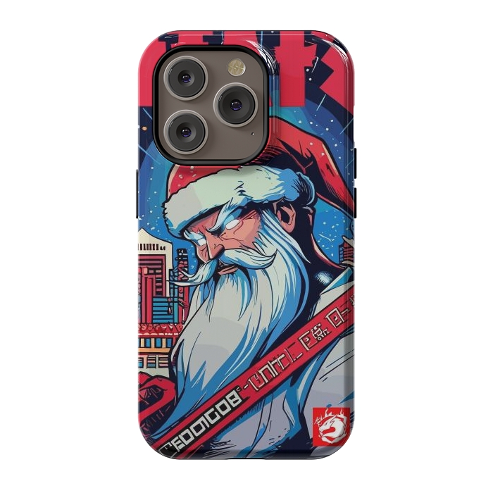 iPhone 14 Pro StrongFit Modern Santa Claus by LM2Kone