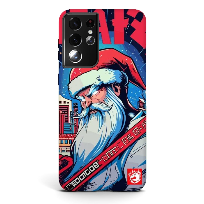 Galaxy S21 ultra StrongFit Modern Santa Claus by LM2Kone