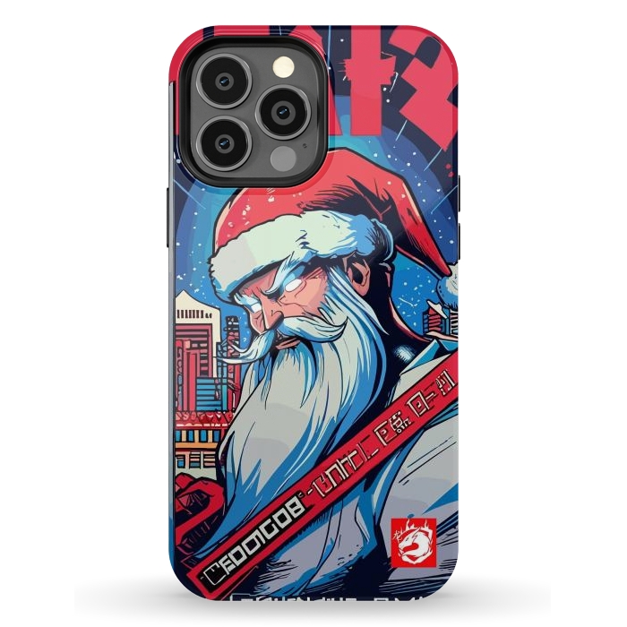 iPhone 13 Pro Max StrongFit Modern Santa Claus by LM2Kone